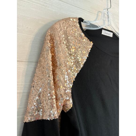 Black sequin top - Picture 3 of 6